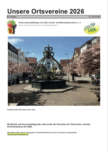 Zeitschrift unsere Ortsvereine